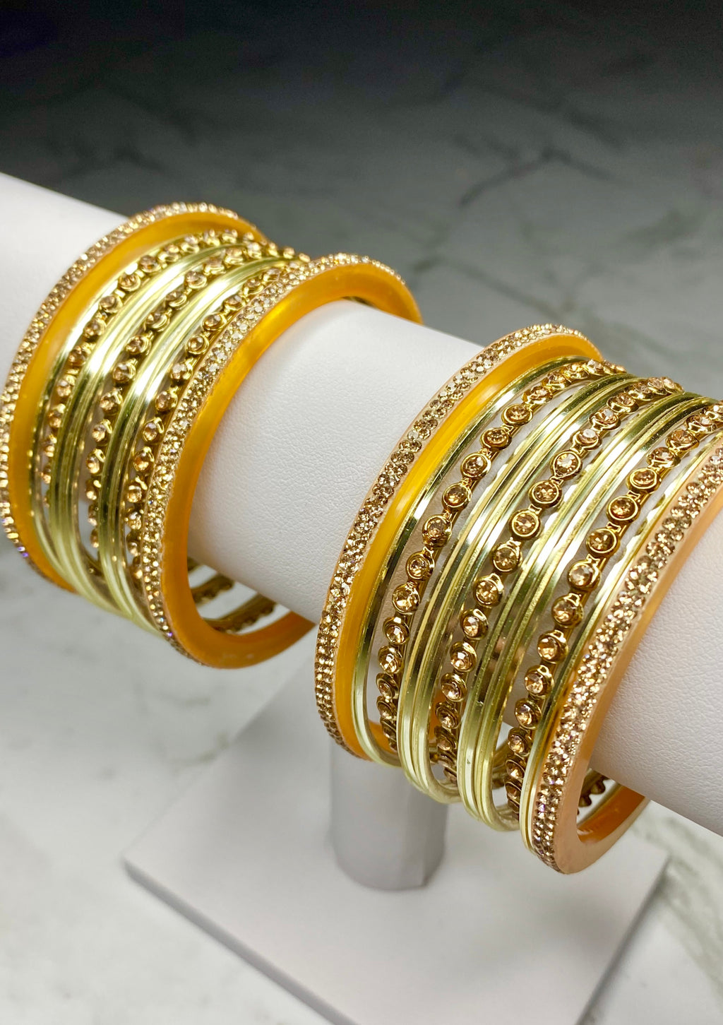 Pale Gold Bangles – Desi Pal Nz