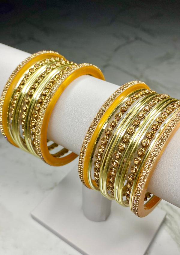 Pale Gold Bangles