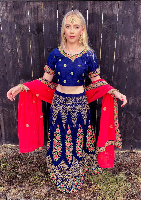 Garden Glow lehenga