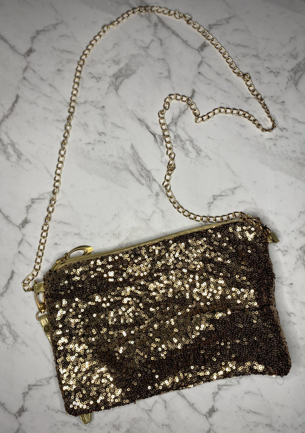 Gold Glitter bag