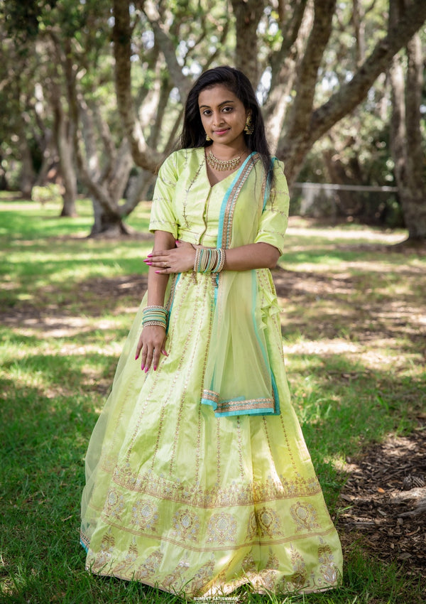Lime Love Lehenga