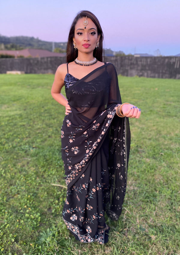 Black Beauty Saree