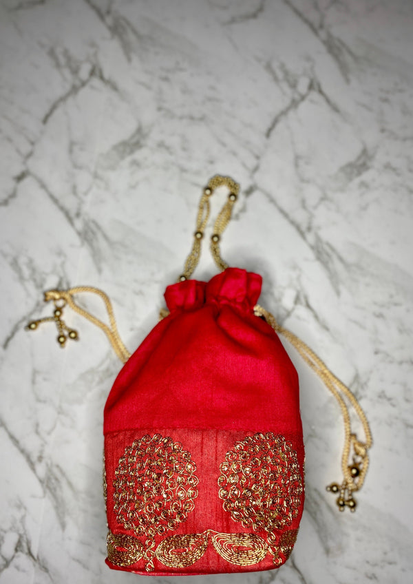 Red Potli Bag