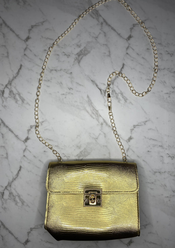 Gold Patten bag