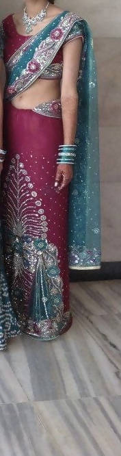 Saree (ready pleated style)