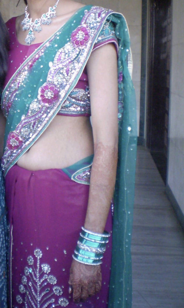Saree (ready pleated style)