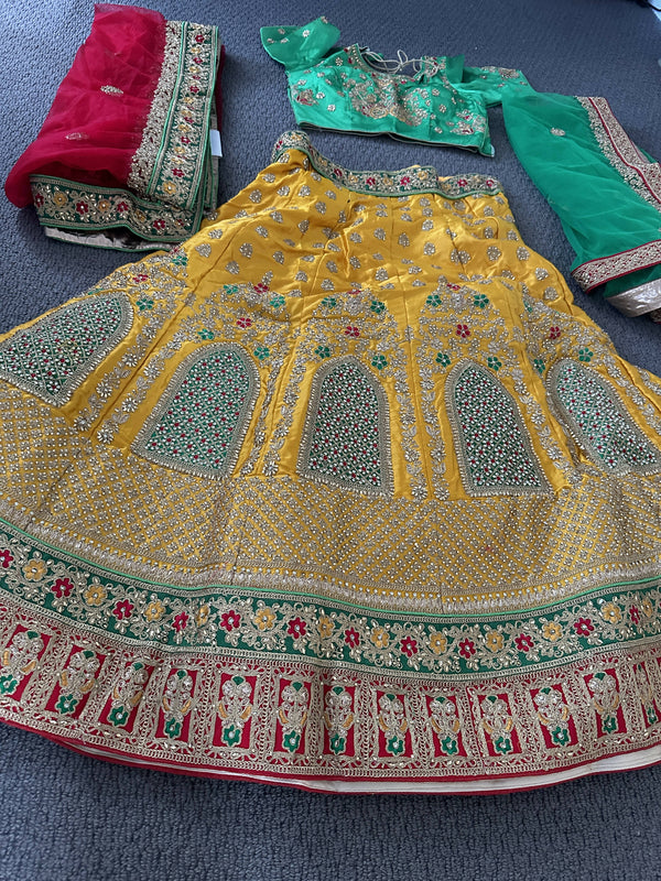 Trio Colour Lengha